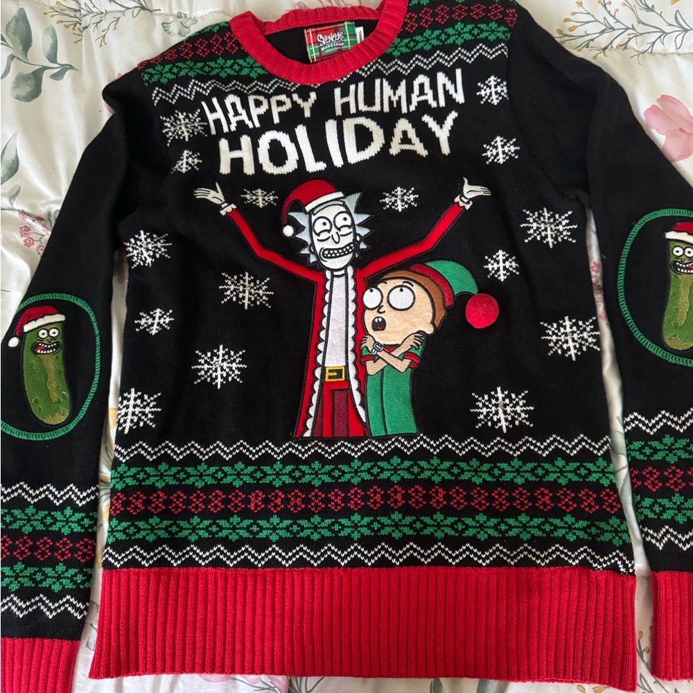 Spencer’s Christmas Rick and Morty Sweater